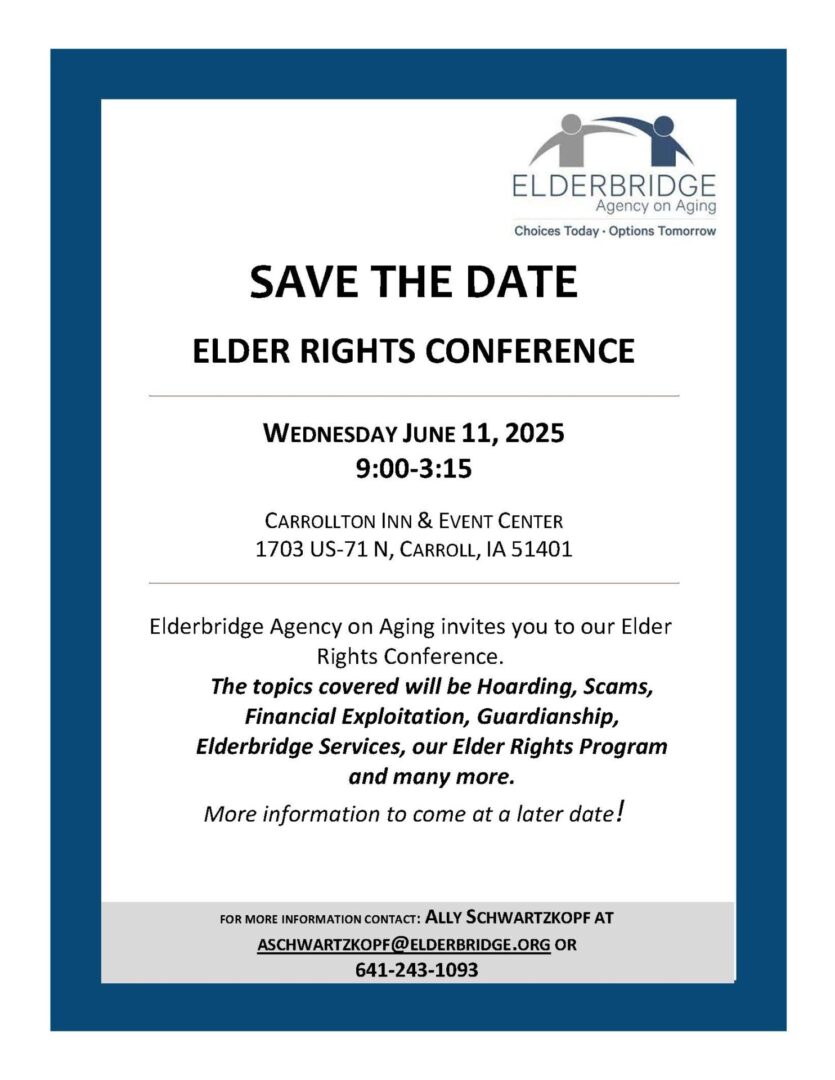 "Elder Rights Conference Save the Date"